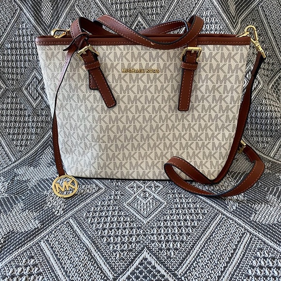 Handbag Michael Kors 35T9GTVT0B-VANILLA Beige - Picture 1 of 10